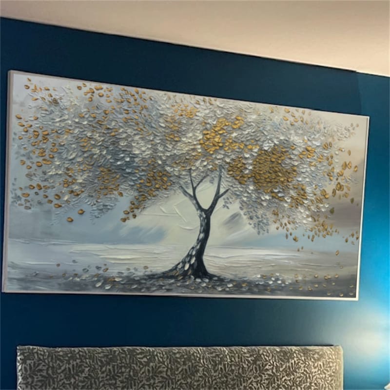 Customer photo review of Tree Abstract Textured Wall Art #TP042