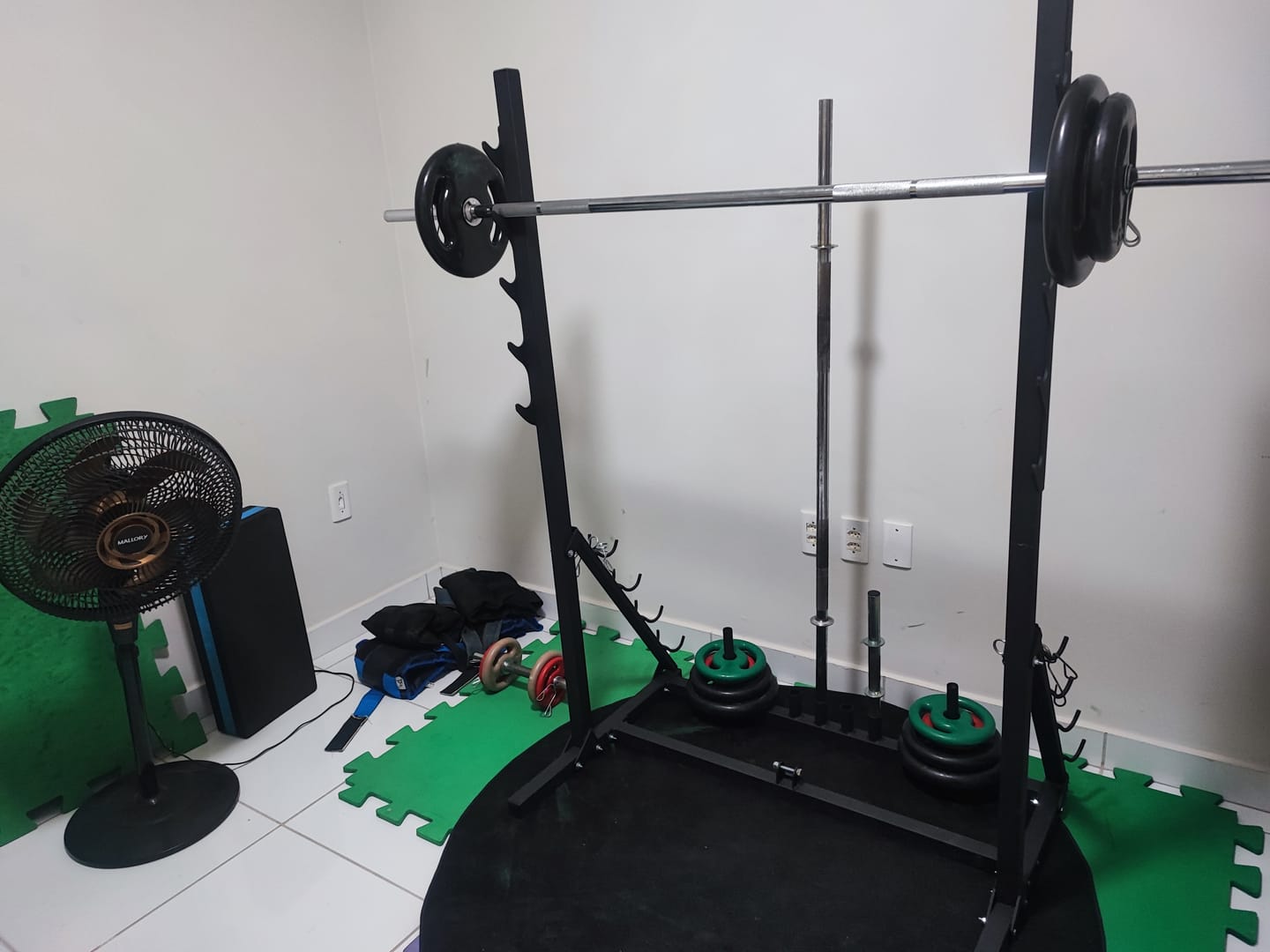 Customer photo review of Barra Reta Maciça Cromada 28,57mm