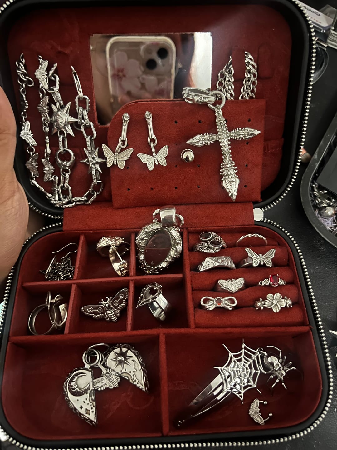 Customer photo review of DYT TRAVEL JEWELRY CASE