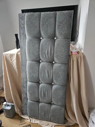 Customer photo review of Fabric Paint -- Light Grey