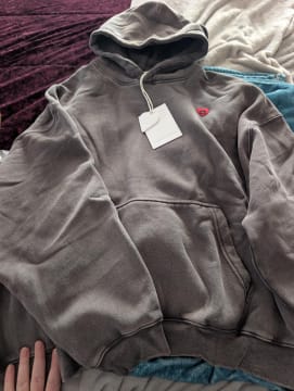 Customer photo review of Aelfric Eden Boxy Fit Distressed Washed Hoodie