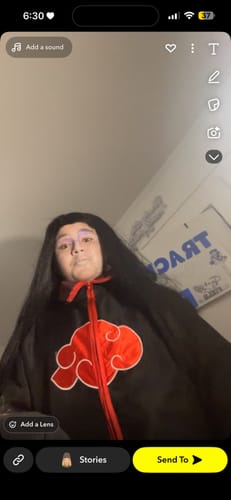 Customer photo review of Naruto Akatsuki Member Robe Cosplay & Halloween Costume