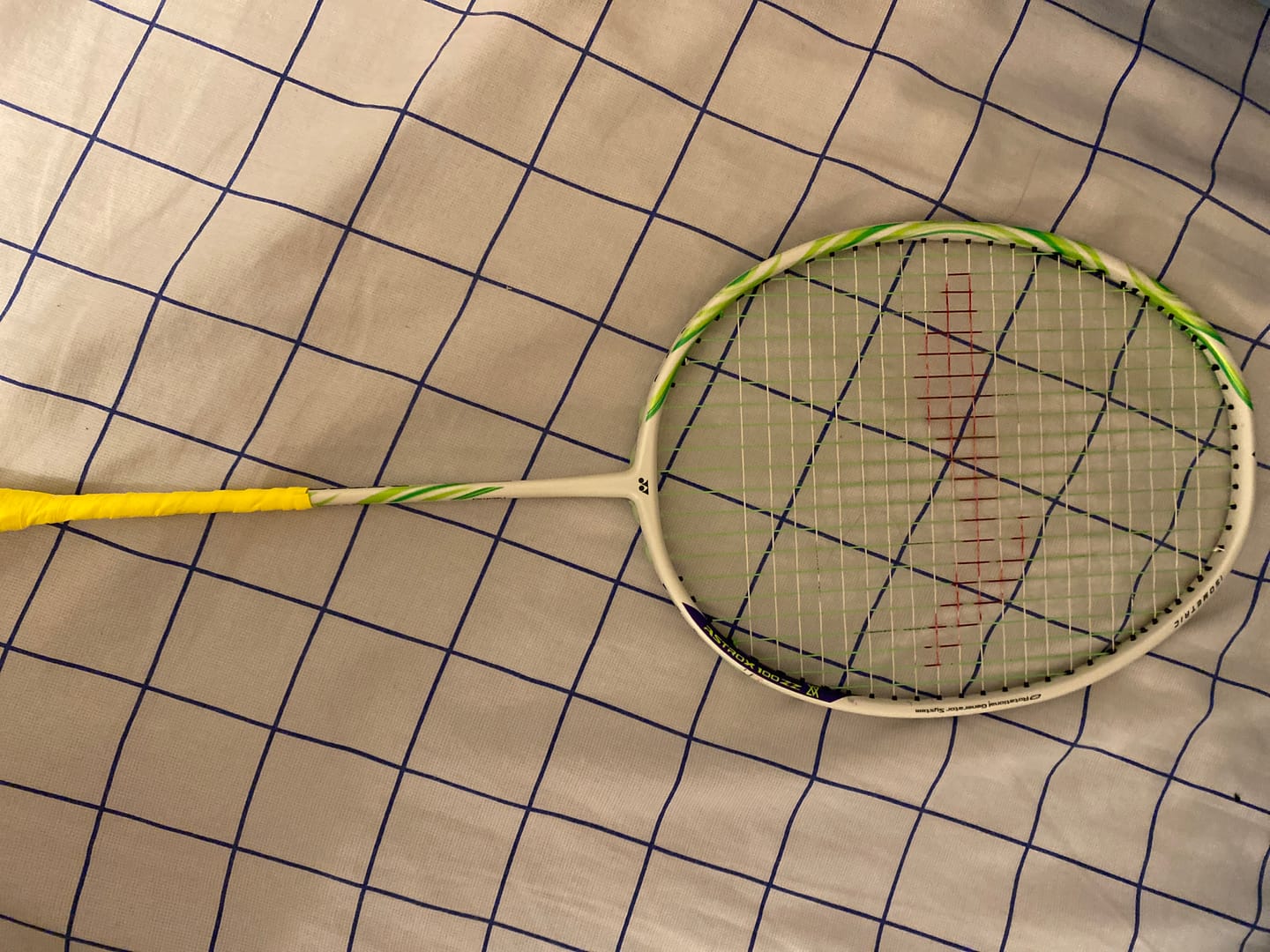 Customer photo review of Yonex x Viktor Axelsen ASTROX 100VA ZZ Unstrung Badminton Racket Limited Edition [Grayish Beige]