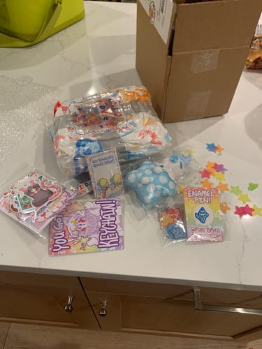 Customer photo review of Cute Lil Clowns Throw Blanket