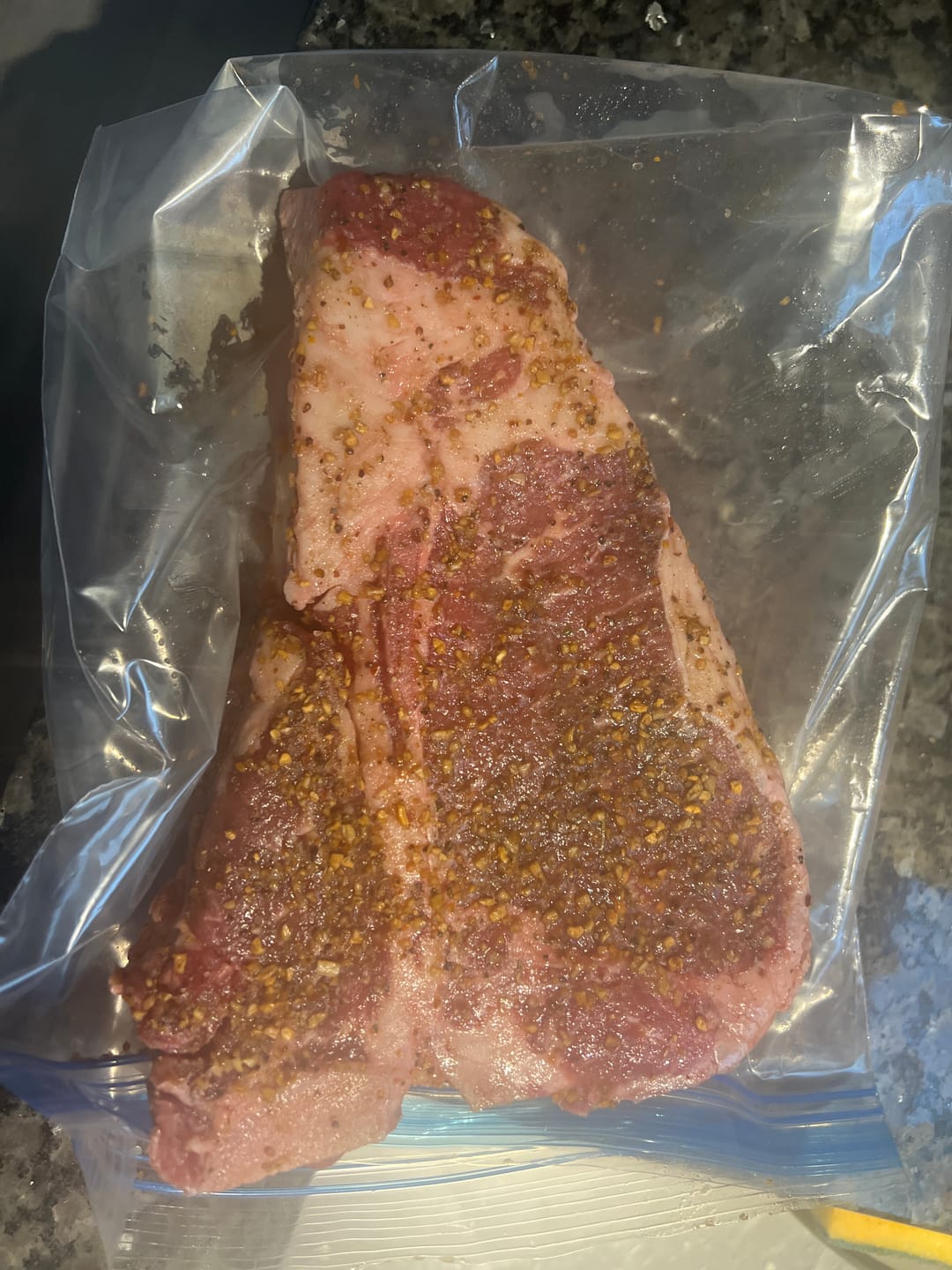 Customer photo review of USDA Choice Porterhouse Steak