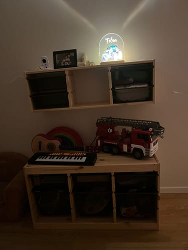 Customer photo review of Tractor - Nachtlampje met eigen naam