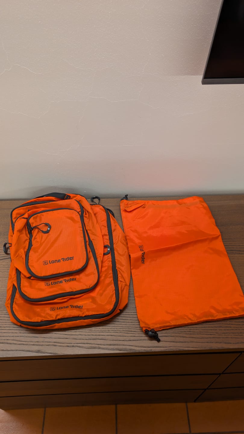 Customer photo review of Travel Packing Cubes - Ultimate Travel Packing Set