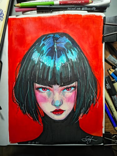 Customer photo review of Canson Graduate - Libreta Art Book Mix Media 200 g/m2