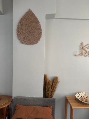 Customer photo review of Ayetel Kürsi Damla Şekilli Metal İslami Tablo