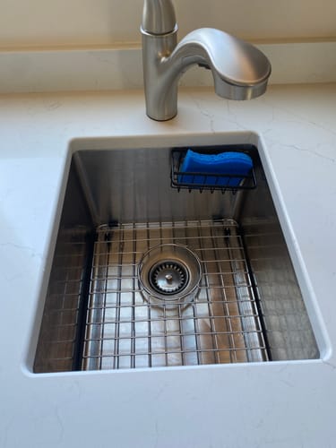 Customer photo review of 14" Stainless Steel Undermount Bar Sink - Classic Single Bowl - 9" Depth (5S14-9)