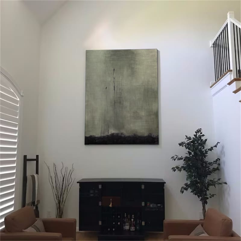 Customer photo review of Abstract Painting Canvas #AP065