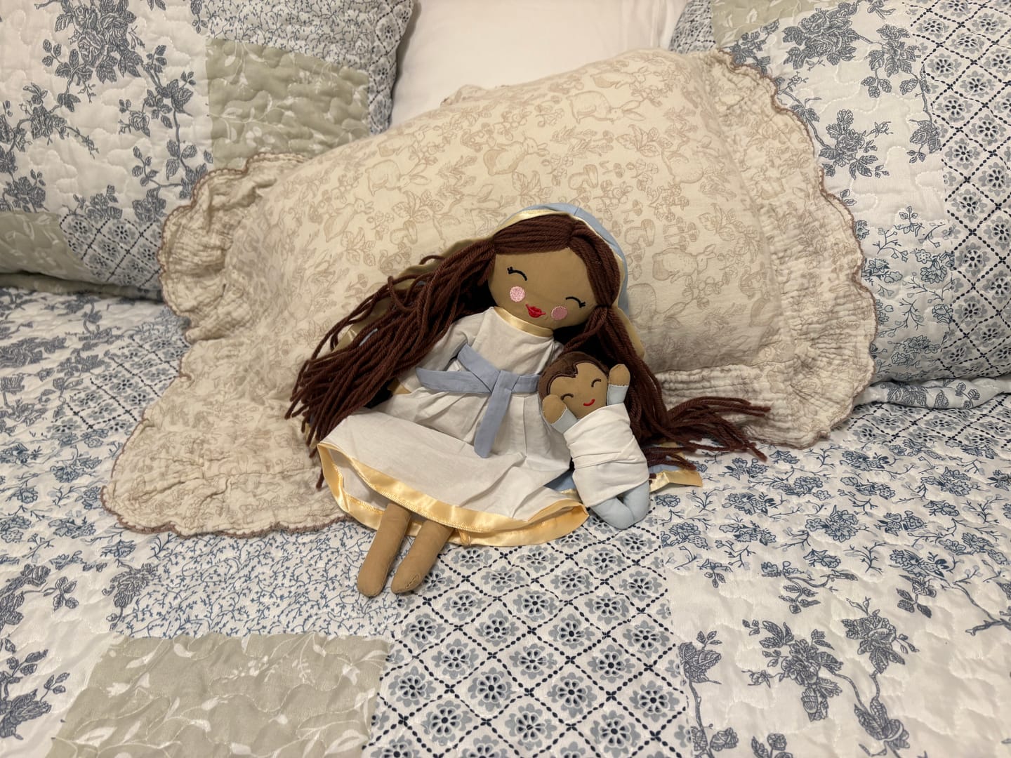 Customer photo review of Blessed Mother Rag Doll