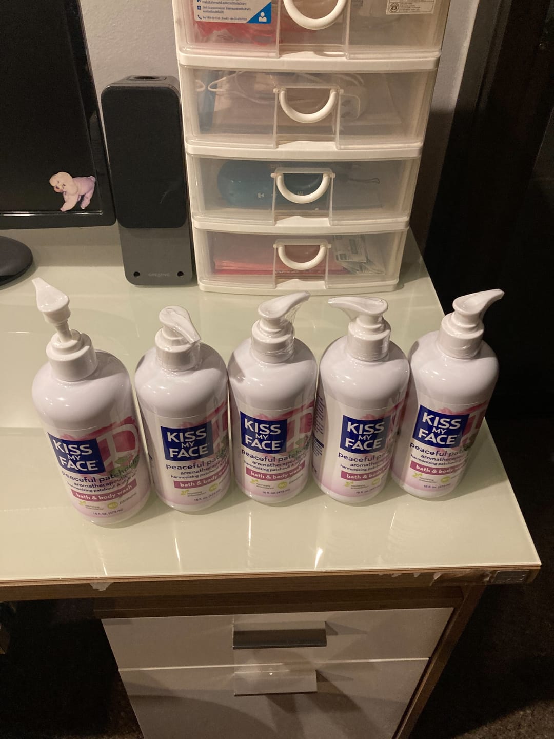 Customer photo review of Kiss My Face  Peaceful Patchouli Shower Gel (473 ml)