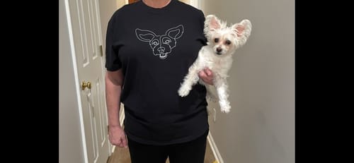 Customer photo review of Custom T-shirt