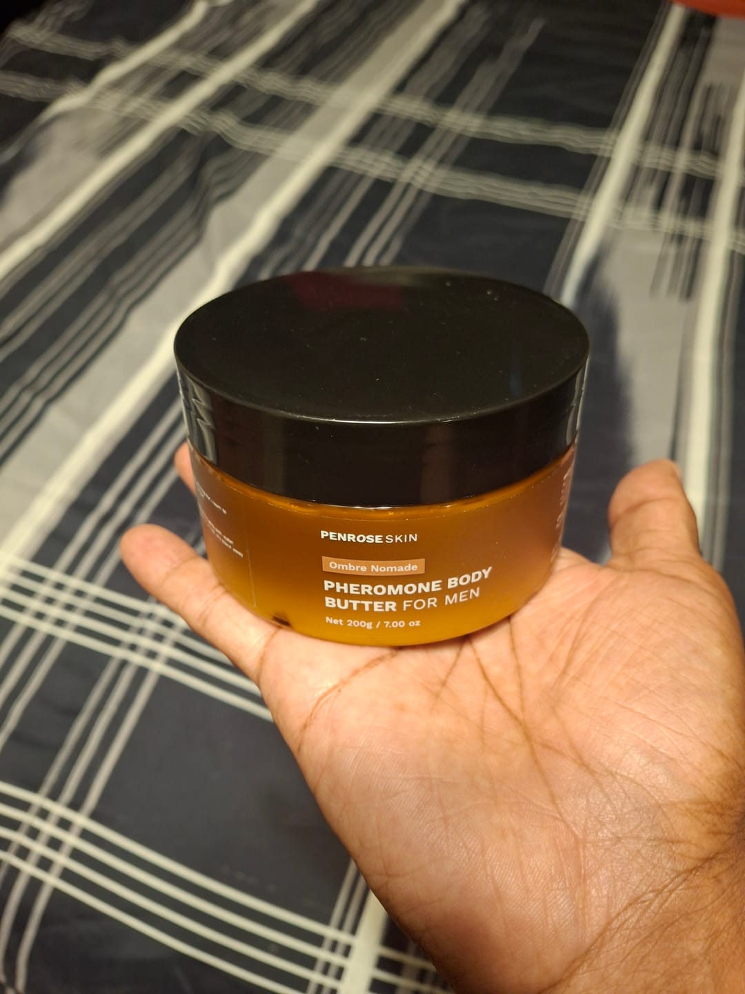 Customer photo review of Pheromone Body Butter For Men
