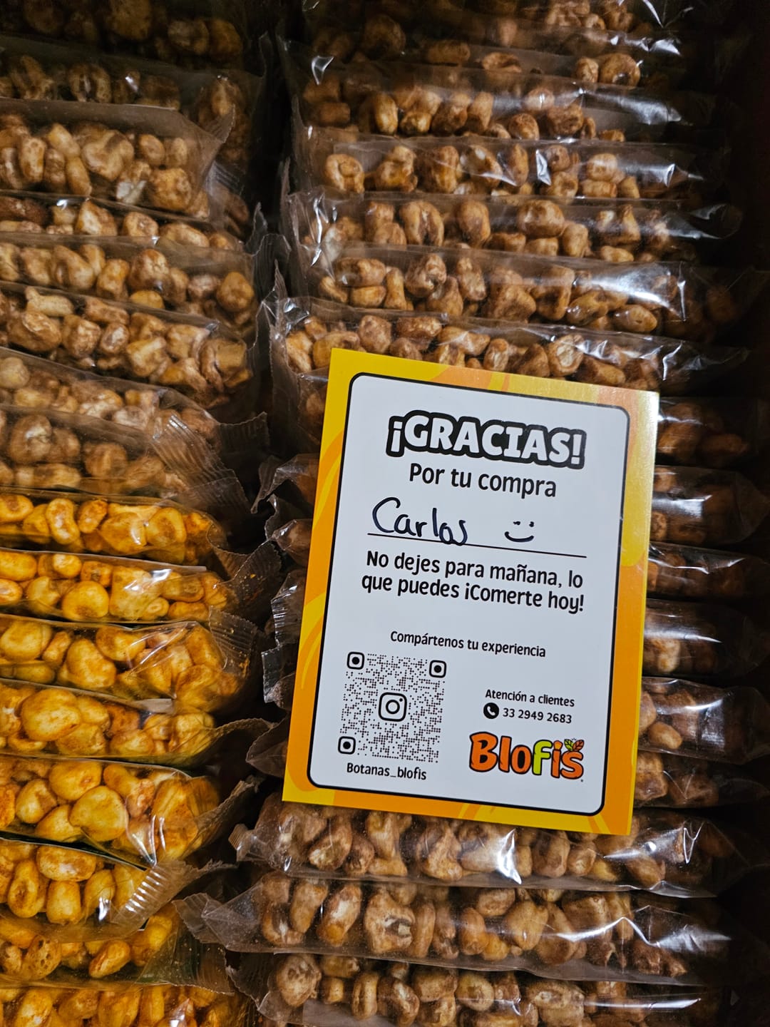 Customer photo review of Maicitos Inflados 50gr