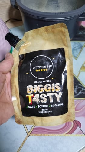 Customer photo review of BIGGIS T4STY Sauce 250ml