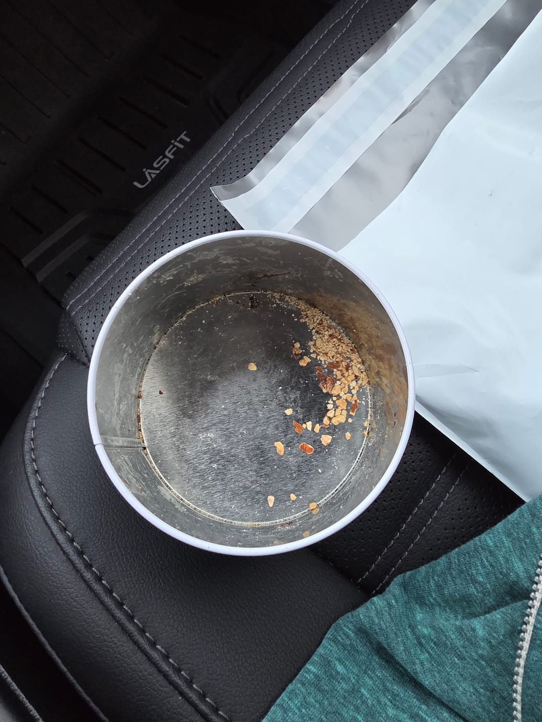 Customer photo review of 1/2 LB Tin Almond Toffee Bites