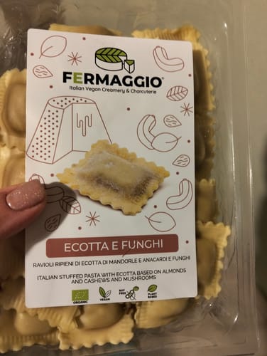 Customer photo review of Ravioli Fermaggio® Ecotta e Funghi 250g Bio
