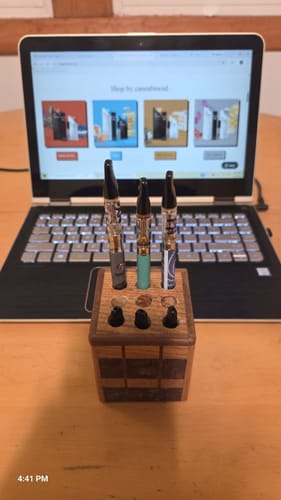 Customer photo review of 1 Gram Delta-8 THC Full Spectrum Vape Cartridge | Purple Haze - Indica