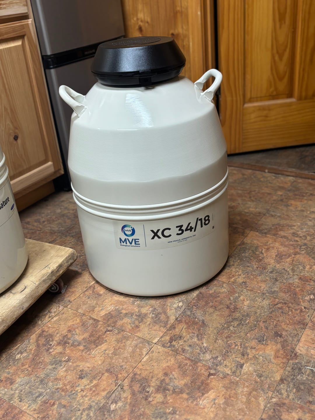 Customer photo review of MVE XC 34/18 Storage Tank - 2100 straws/18 weeks