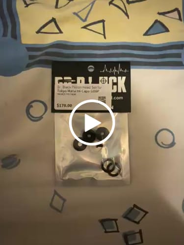 Customer video review of Dr. Black Piston Head Set for Tokyo Marui Hi-Capa GBBP