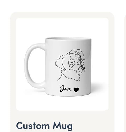Customer photo review of Custom Mug