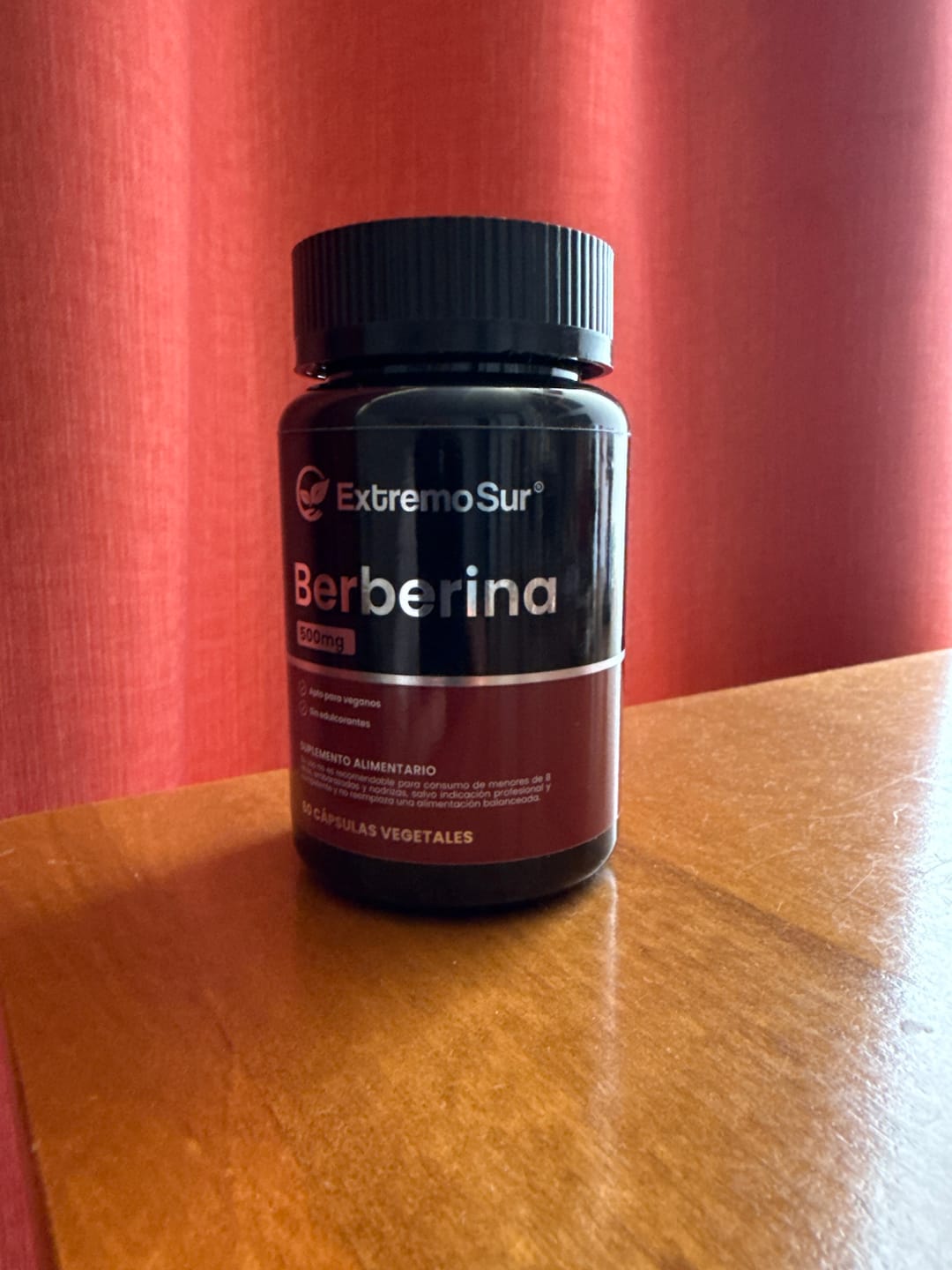 Customer photo review of Berberina 500mg - 60 cápsulas vegetales