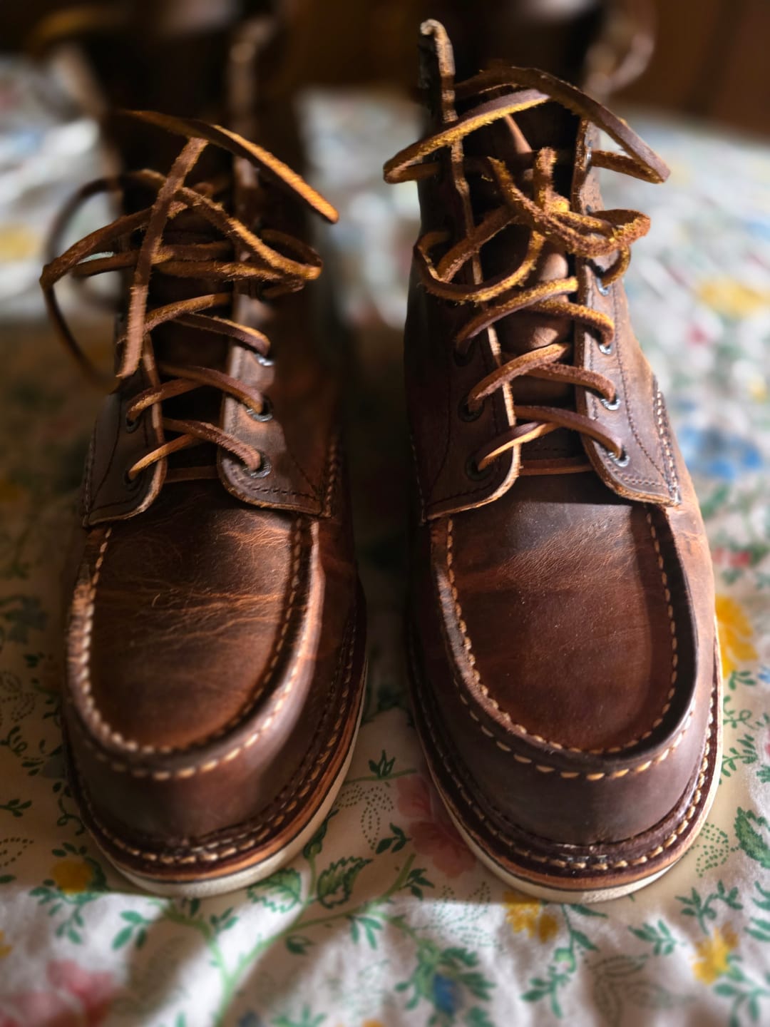 Customer photo review of RED WING HERITAGE 6 Classic Moc Boot 1907 Copper Rough Tough Leather