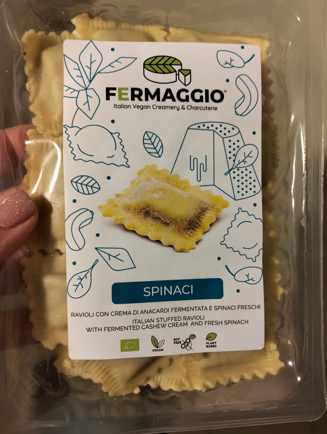 Customer photo review of Ravioli Fermaggio® Spinaci 250g Bio