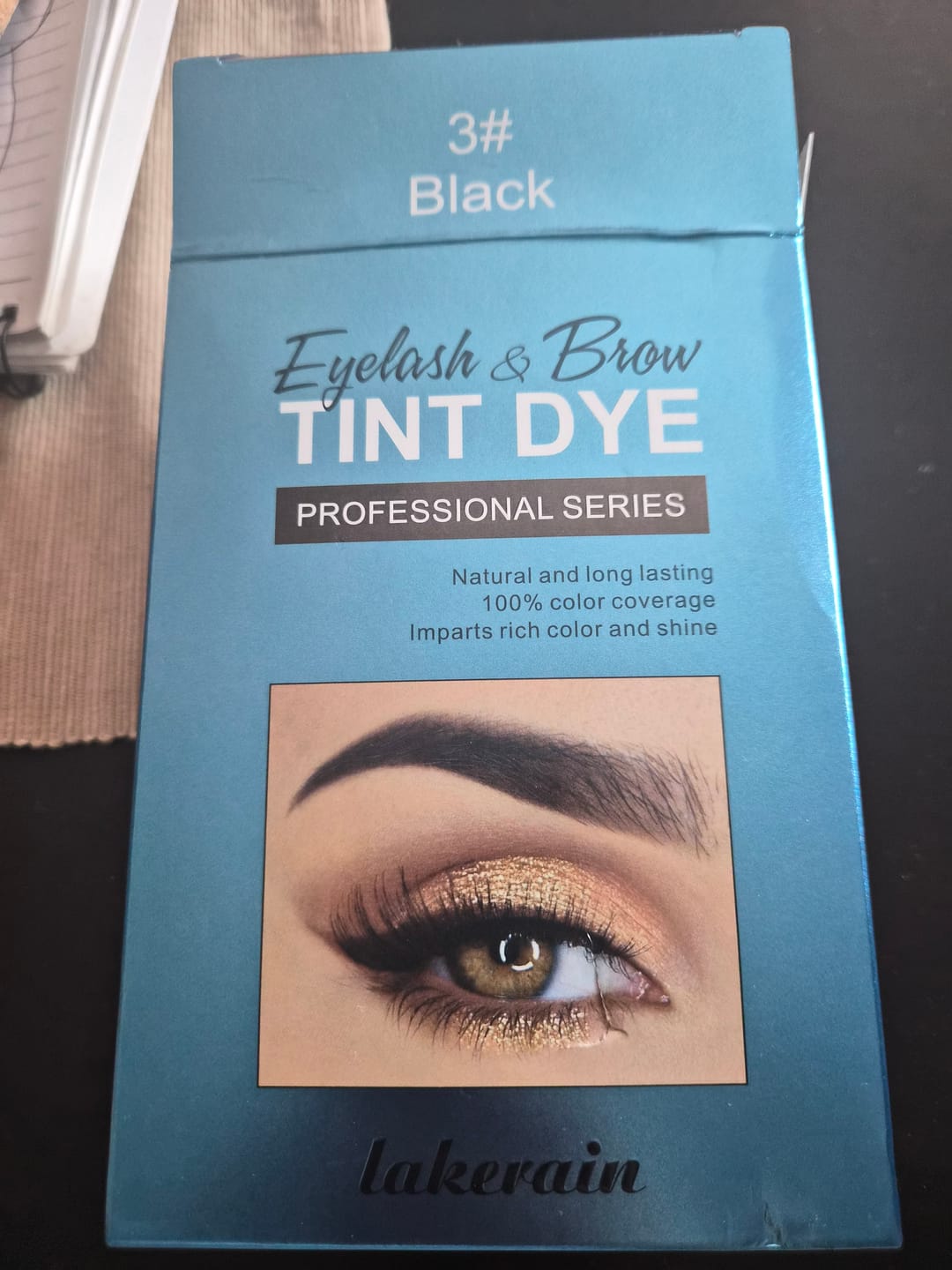 Customer photo review of Eyelash & Eyebrow Tint Dye Kit -28 PCS