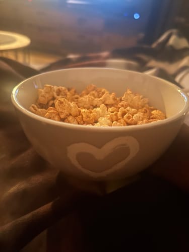 Customer photo review of Püntis BIO Popcorn Espresso Kakao Style