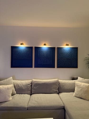 Customer review photo for Abstract Painting Set Of 3 #SP161