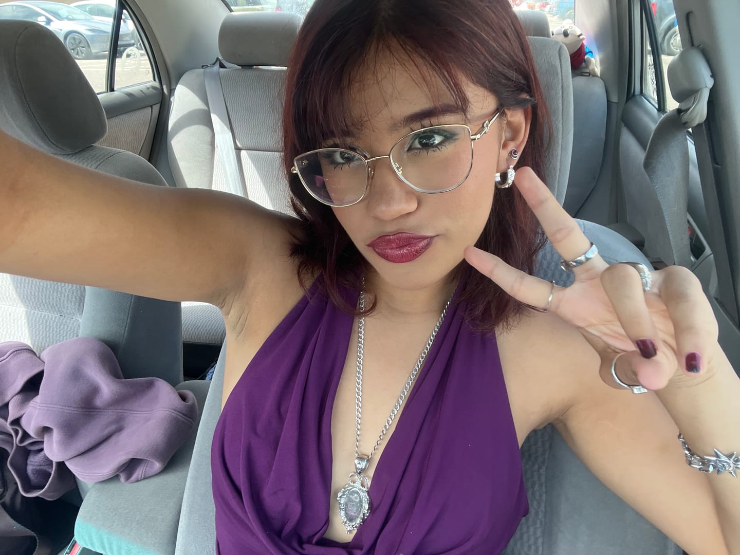 Customer photo review of MIRROR PENDANT