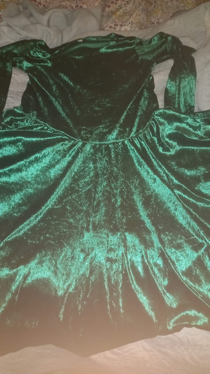 Customer photo review of Crushed Velvet Fabric
