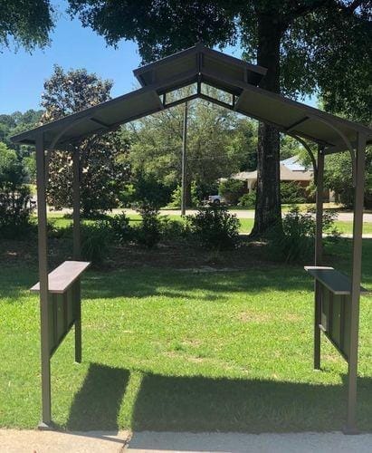 Customer photo review of ASPE Steel Grill Gazebo - 152cm x 244cm