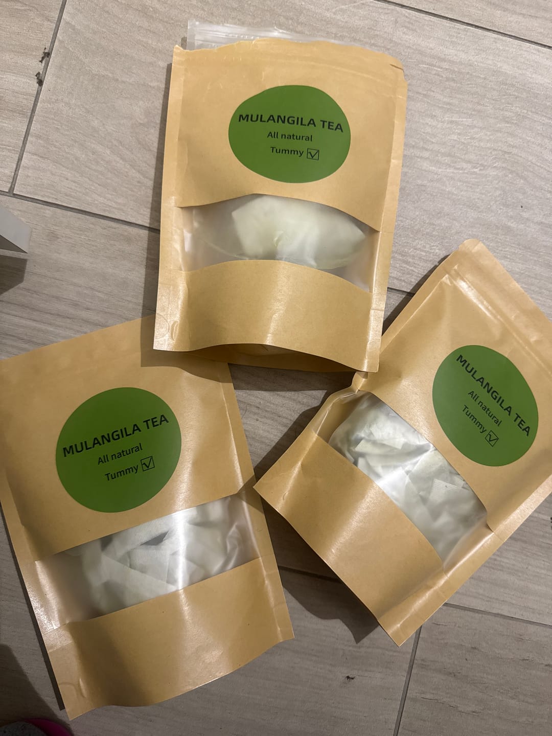 Customer photo review of Tummy Tea