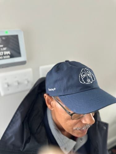 Customer photo review of Custom Embroidered Cap