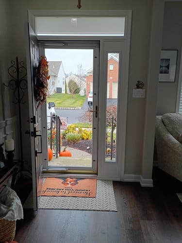 Customer photo review of Clear 1 Lite Glass and Frame Kit (Full Sidelite)