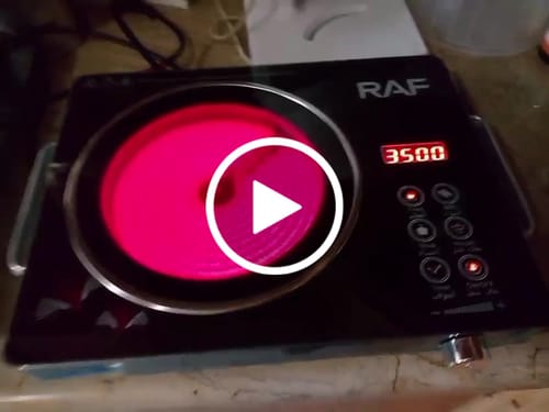Customer video review of RAF Infrared Electric Stove - Russia Lot - 1 Year Warranty