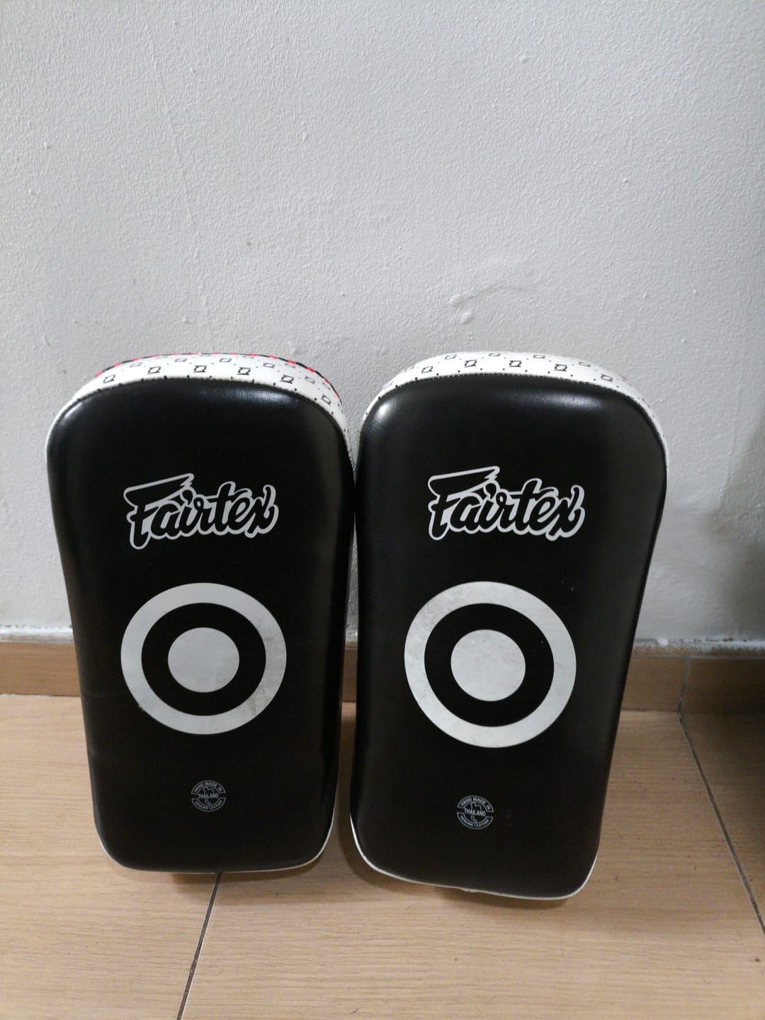 Customer photo review of Fairtex Muay Thai Curved Pads