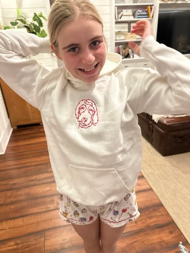 Customer photo review of Kids' Custom Hoodie
