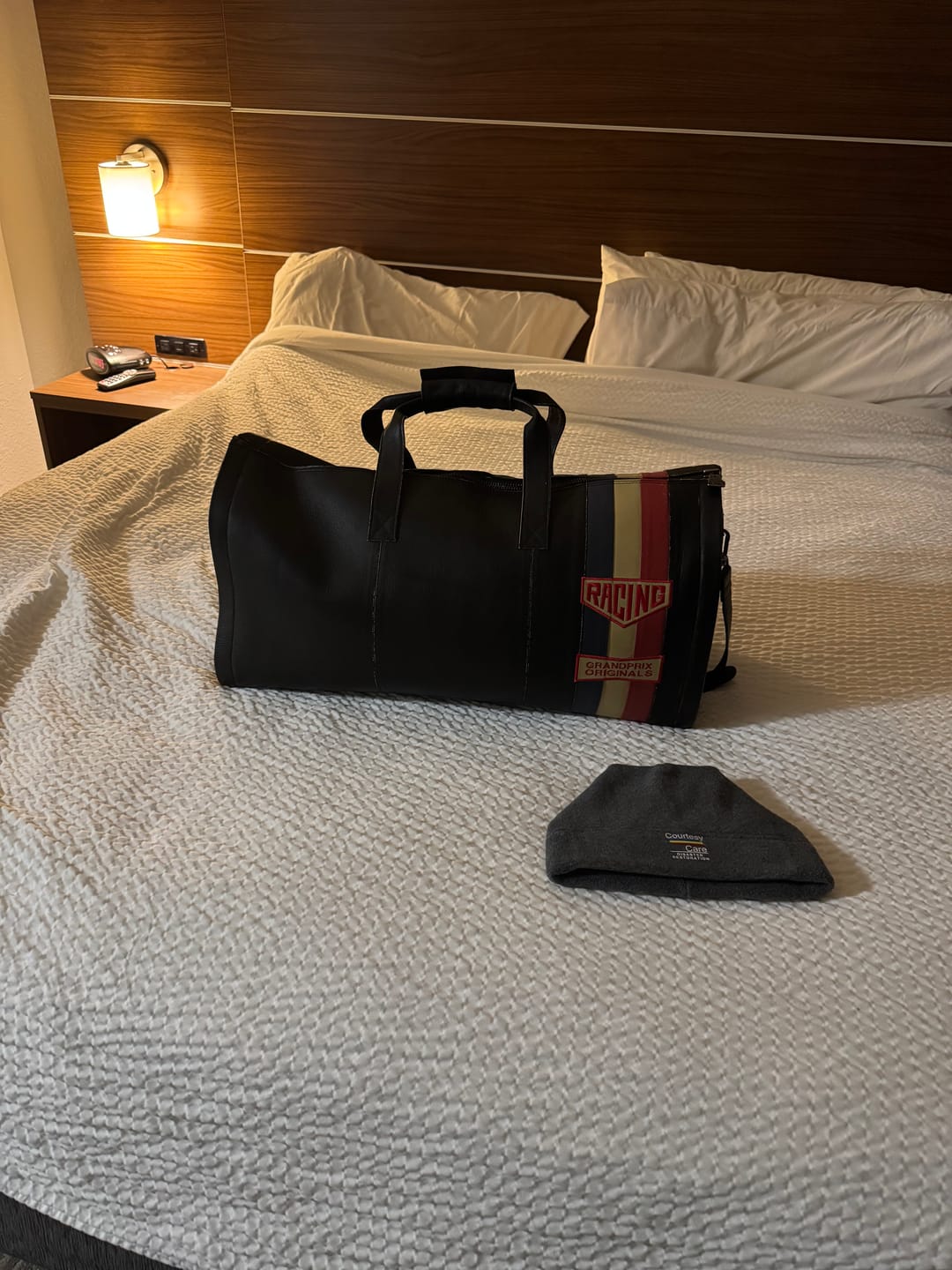 Customer photo review of Vintage Leather Flat-Out Garment / Duffel Bag (Limited Edition, Numbered)