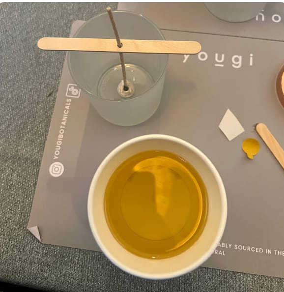 Customer photo review of Aromatherapy Candle Making Workshop, LONDON - £45