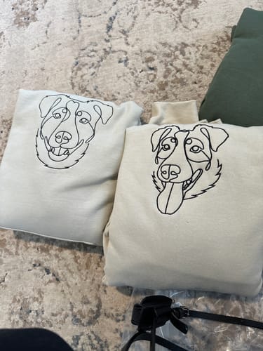 Customer photo review of Custom Embroidered Hoodie - 30% OFF
