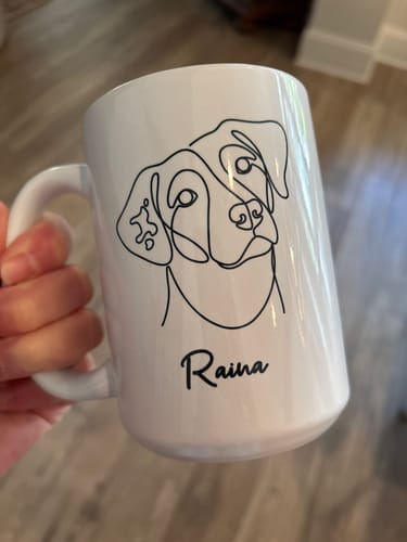 Customer photo review of Custom Mug