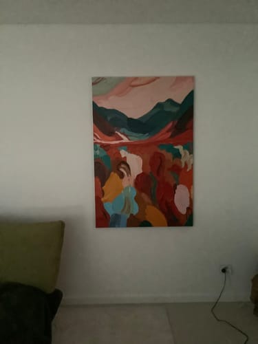Customer review photo for Colorful Painting #CA047