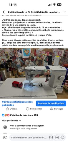 Angélique C. review of JUKI TL-2300 Sumato image 1 out of 1