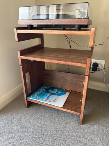 Customer photo review of Aurala 140 (Top)- Record Player Shelf