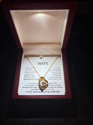 Customer photo review of To My Wife - I Love You Always & Forever - Gift Set - SS568